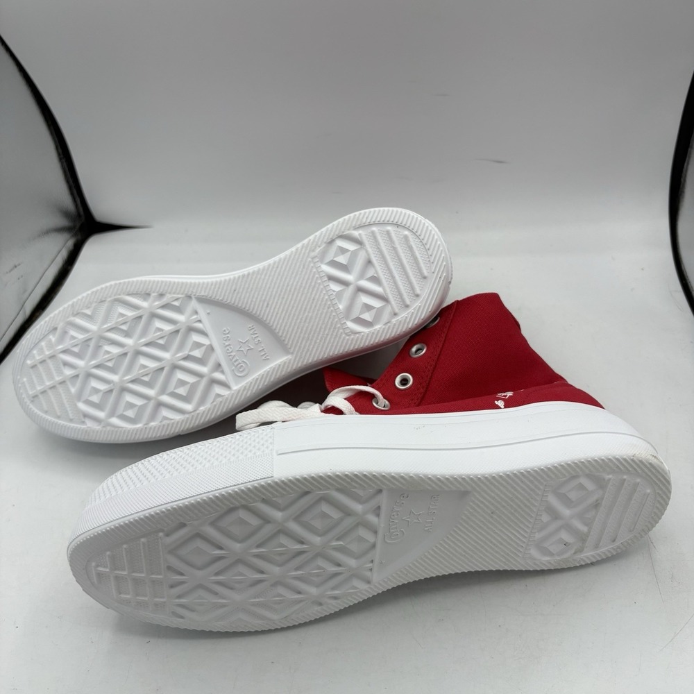 Converse Shoes Womens Size11 Chuck Taylor All Star Move Red Heart Sneakers - Picture 9 of 9